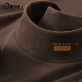 都市丽人绒德打底衫 女内搭可外穿冬季 女士中领保暖半高领上衣厚Y