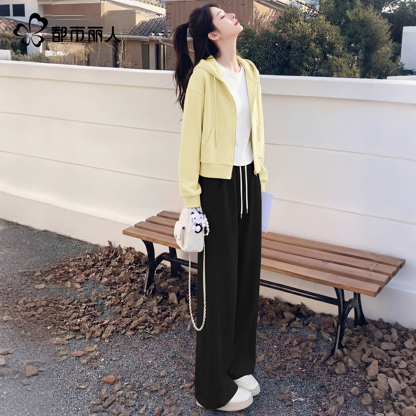 都市丽人休闲运动套装女春季2026新款小个子气质一整套ootd穿搭Y