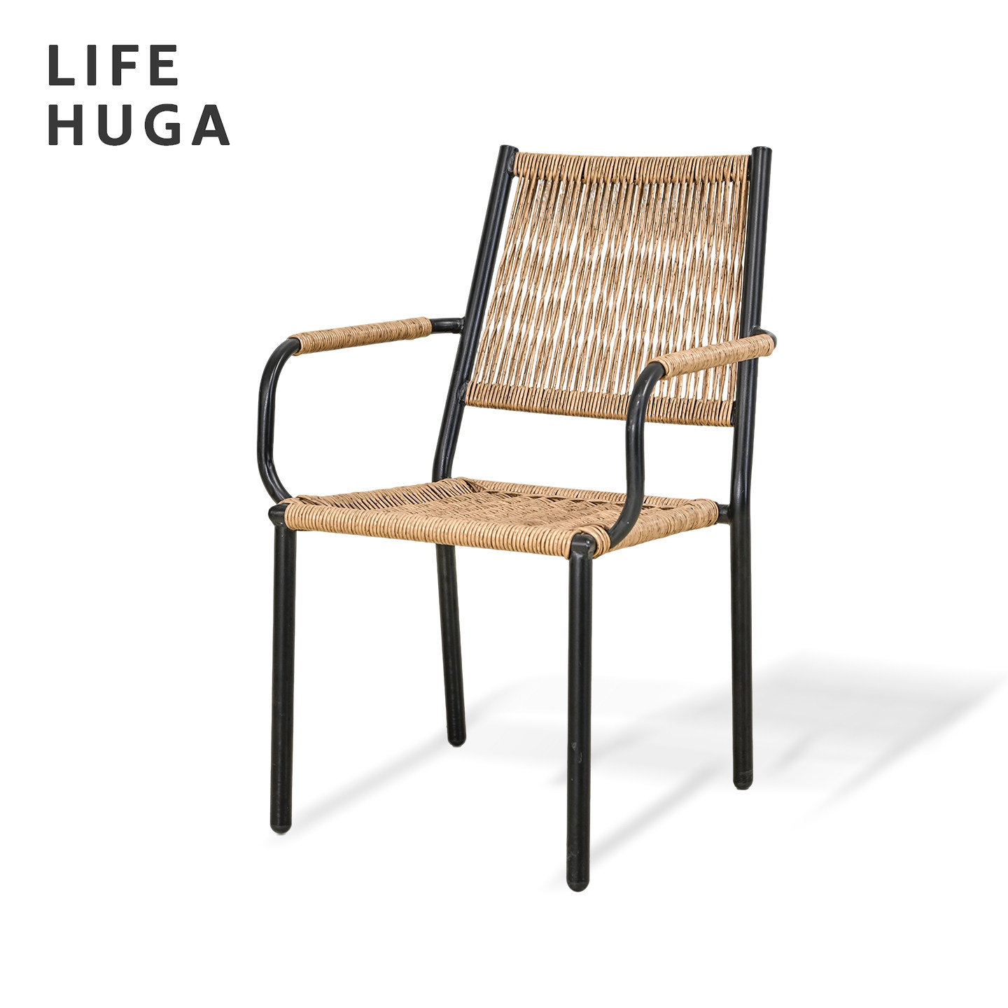 LIFEHUGA藤椅子舒服久坐家用靠背椅餐桌椅2026新款家用高端椅子