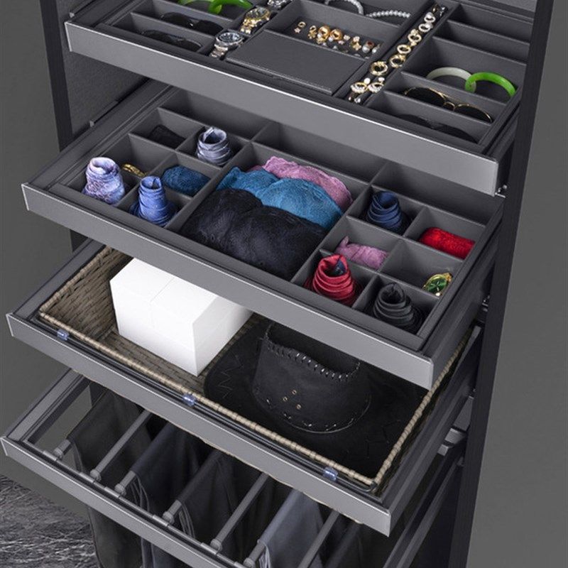 衣柜首饰盒抽屉式多功能收纳拉篮衣帽间抽拉多宝阁格子抽内衣抽,基础建材,柜内裤架,淘宝优惠券,粉丝福利购,淘宝优惠卷
