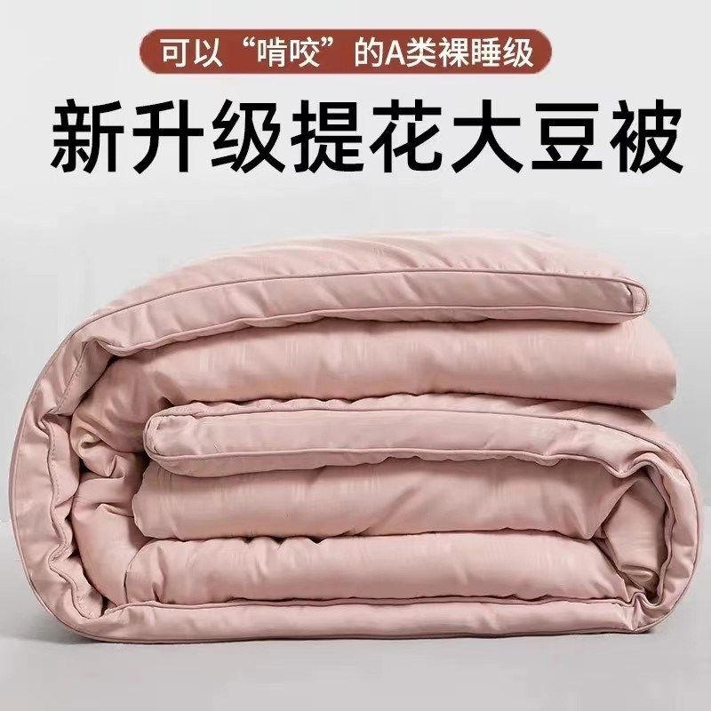 全棉大豆纤维被子被芯春秋被冬被空调被单双人加厚保暖冬被被芯,床上用品,棉花被,淘宝优惠券,粉丝福利购,淘宝优惠卷