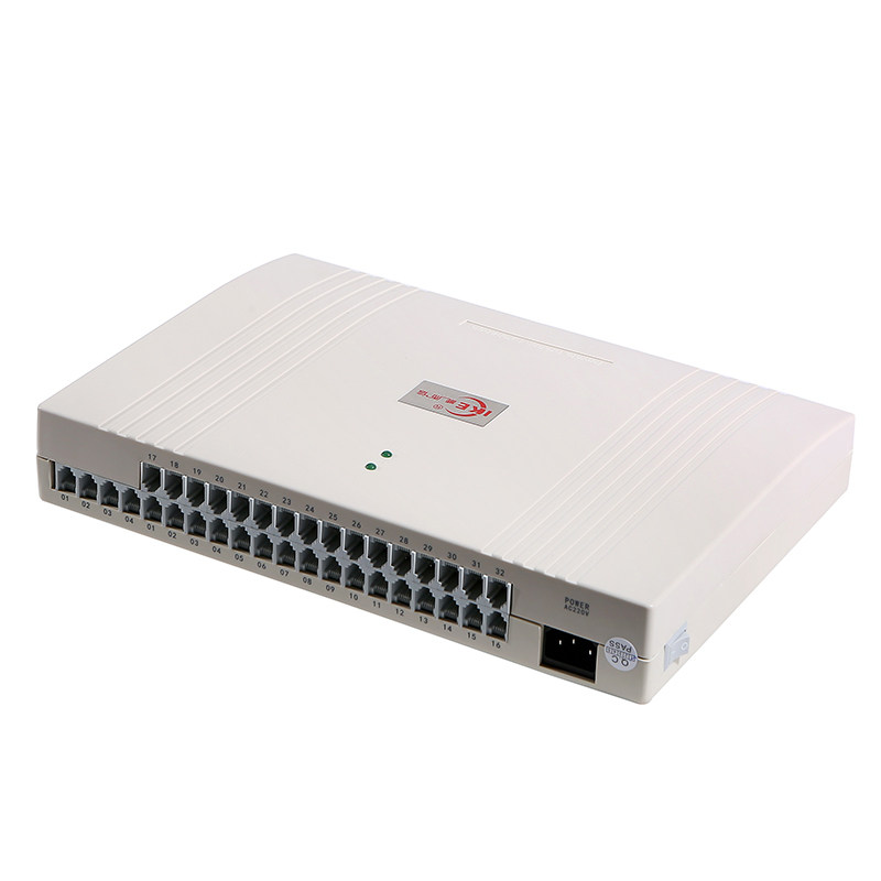 酒店宾馆电话交换机4进32出内部免费通话来电显示1624 48 