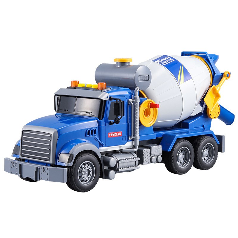 儿童工程车玩具套装超大号洒水翻斗油罐车打气升降男孩惯性搅拌车