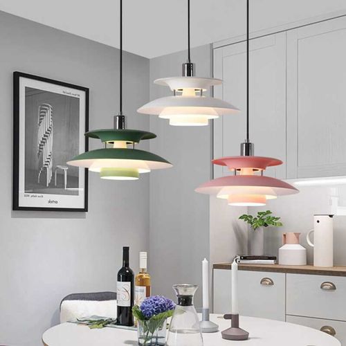 丹麦PH5餐厅吊灯铁艺飞碟烧烤店铺现代商用餐饮店火锅店吧台灯具