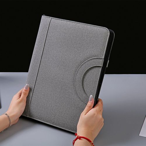 B5多功能经理夹文件收纳拉链包商务健身房销售资料活页笔记本