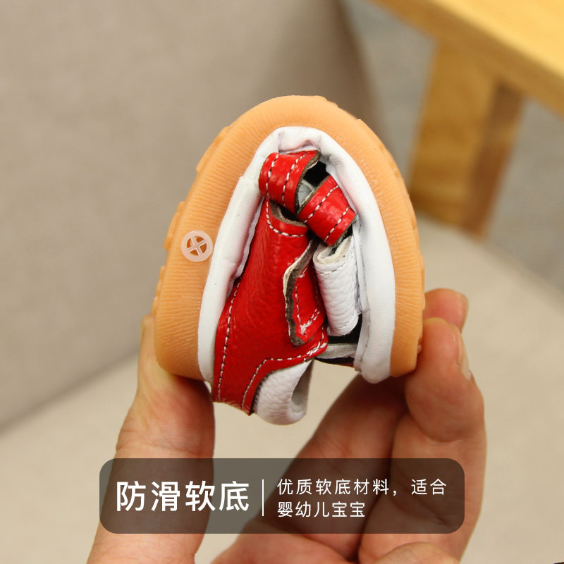 男宝宝叫叫学步鞋婴幼儿凉鞋一岁软底不掉防掉6-12个月婴儿公主女