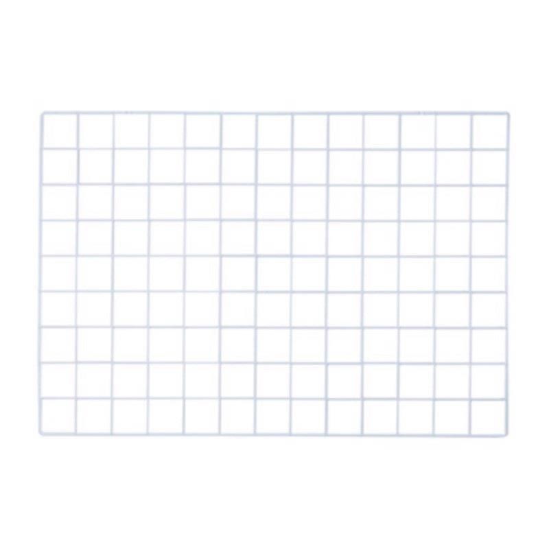 加粗网格置物架铁丝网挂钩泡面货架展示架白网片铁网架照片墙装饰