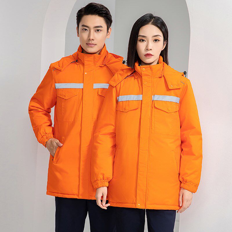 冬季工作服棉衣男防寒保暖工程建筑工地劳保棉袄环卫铁路冬装棉服