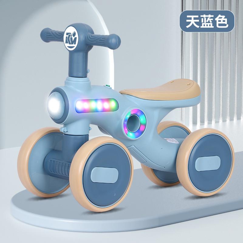 儿童滑行学步车1-3岁男女宝宝无脚踏防侧翻四轮滑滑车扭扭车溜车