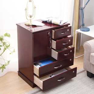 【办公室文件柜】资料柜落地木质矮柜储物柜带锁收纳柜活动档案柜