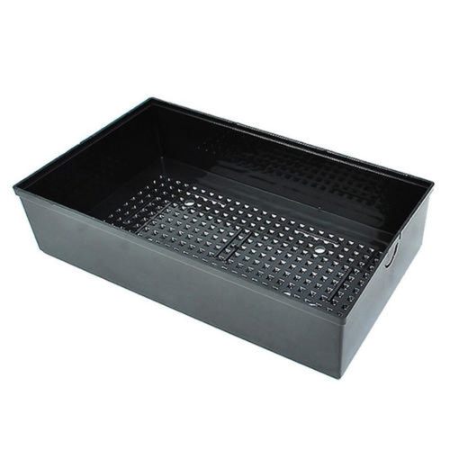 鱼缸过滤干湿分离滴流盒雨淋抽屉式亚克力下沉式防溢流槽底滤定制