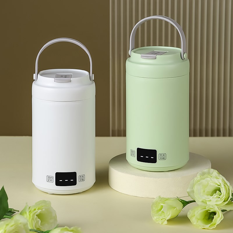 0.8L便携电煮杯 316不锈钢炖煮杯小型电炖锅真空电炖杯恒温保温杯