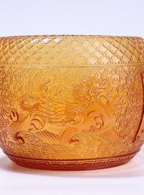 琉璃貔貅聚宝盆招财摆件中式客厅玄关装饰工艺品店铺开业乔迁送礼