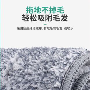平板拖把免手洗带桶排拖去油墙面双面清洁床底平推省力木地板拖帕