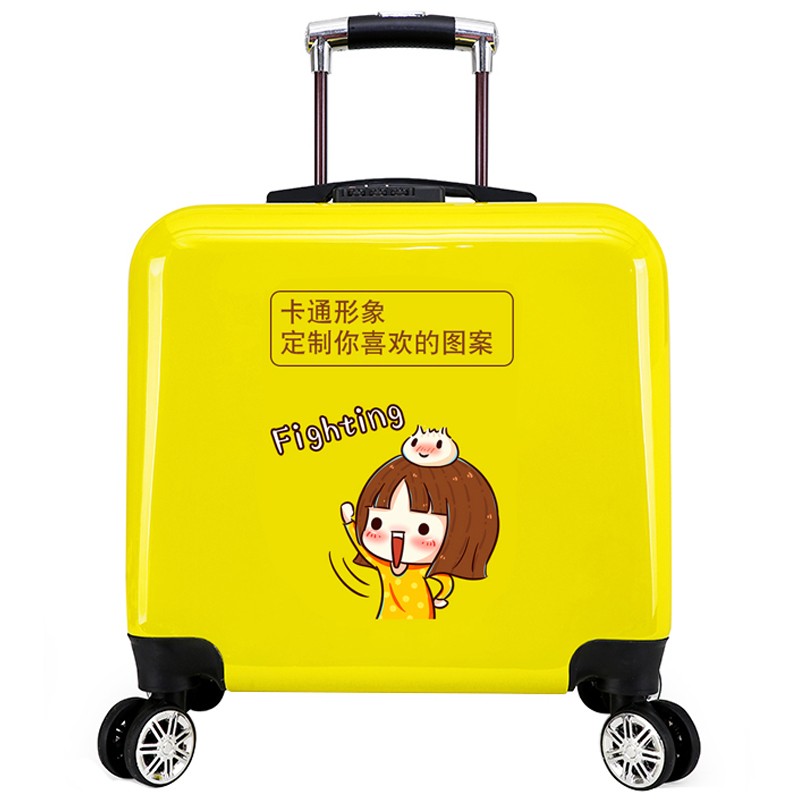 儿童拉杆箱定制logo男女孩20寸密码箱I万向轮行李箱可坐旅行登机