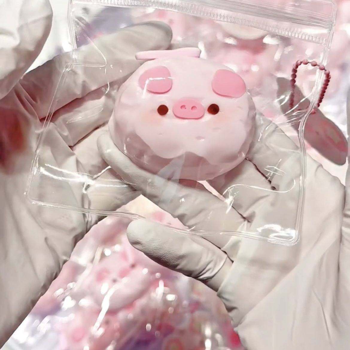 手工小猪捏捏食品级硅胶可爱解压玩具奶油感学生党平价小红书同款