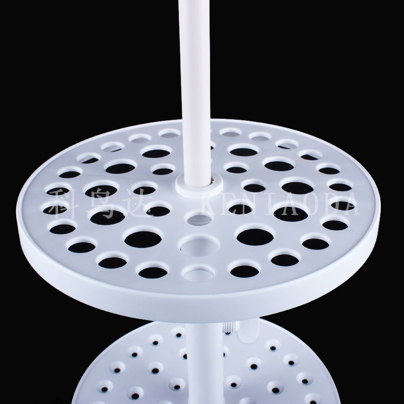 圆盘刻度吸管架 移液管架44孔可升降 实验室塑料大胖肚肚沥干架滴