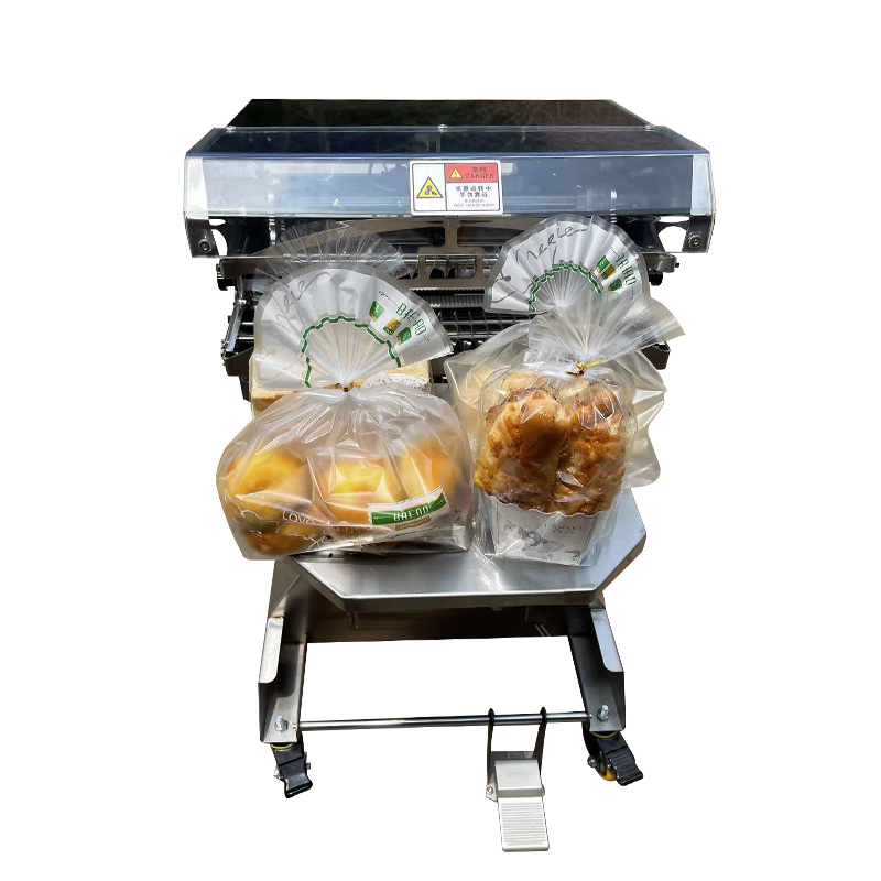 扎花机糖果金丝线扇形扎口封口机面包土司袋口扎花机全自动扎口机