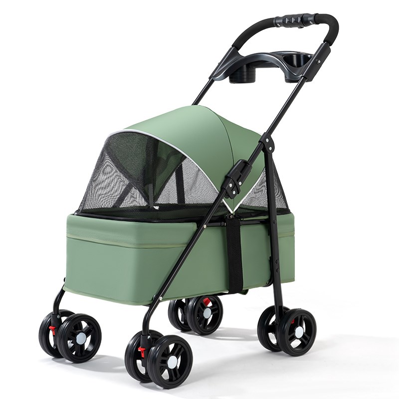 2025宠物推车猫咪泰迪手推车狗狗外出轻便可折叠户外出小型宠物车