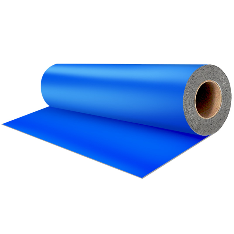 彩钢瓦自粘胶耐晒房顶隔热裂缝铁皮面F接缝防漏蓝膜防水卷材漏水
