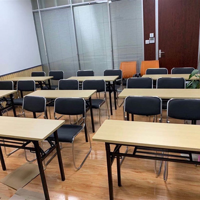 培训桌会议桌 办公桌折叠餐桌办公台摆摊桌简易桌钢木桌