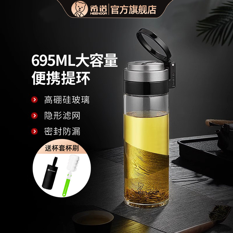 希诺单层水杯男2026新款便携杯子图片