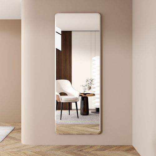 简约无框防爆玻璃镜子卧室家用全身穿衣镜贴墙自粘高清超白试衣镜