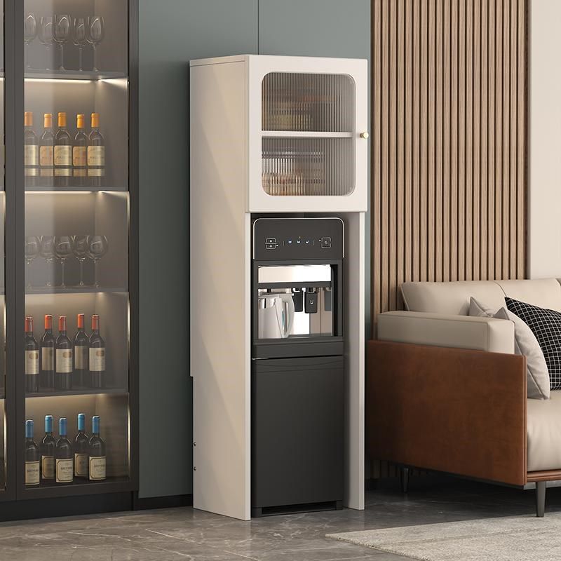 客厅落地靠墙茶吧机饮水机上置物架厨房餐边柜杯具茶壶收纳柜子