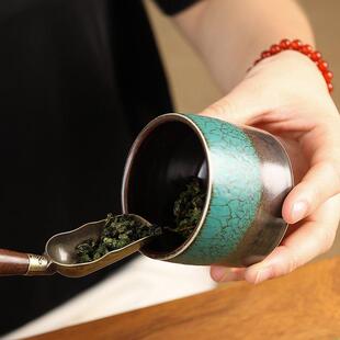 便携迷你小号茶叶罐家用茶室储存罐陶瓷密封罐茶叶筒旅行随身茶罐
