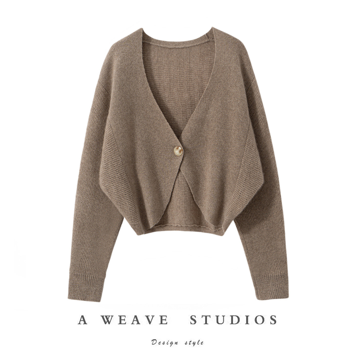 软糯针织毛衣外套100%纯羊绒开衫