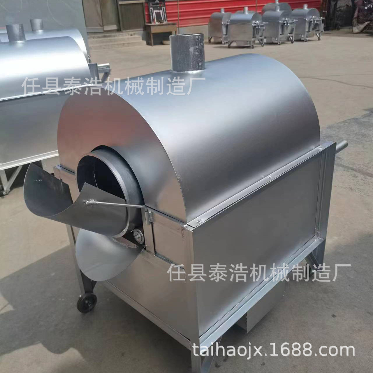 多功能炒货机 500kg多功能炒板栗机 滚筒炒货机 食品烘焙设备