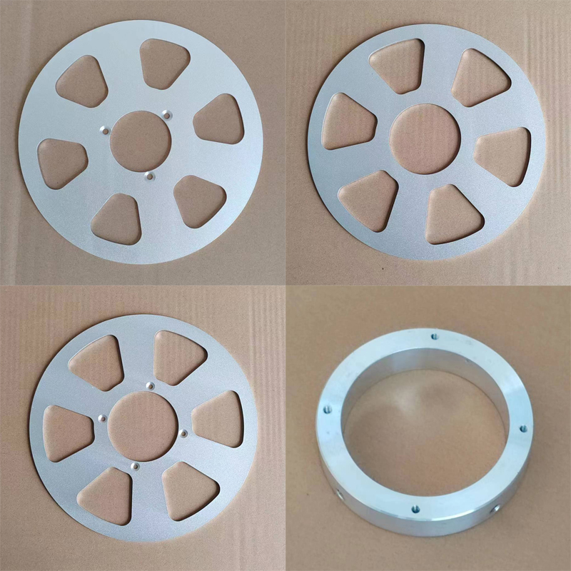 铝合金挡圈标签固定盘载带夹紧挡料盘圆挡板圆棒锁头76气胀轴配件