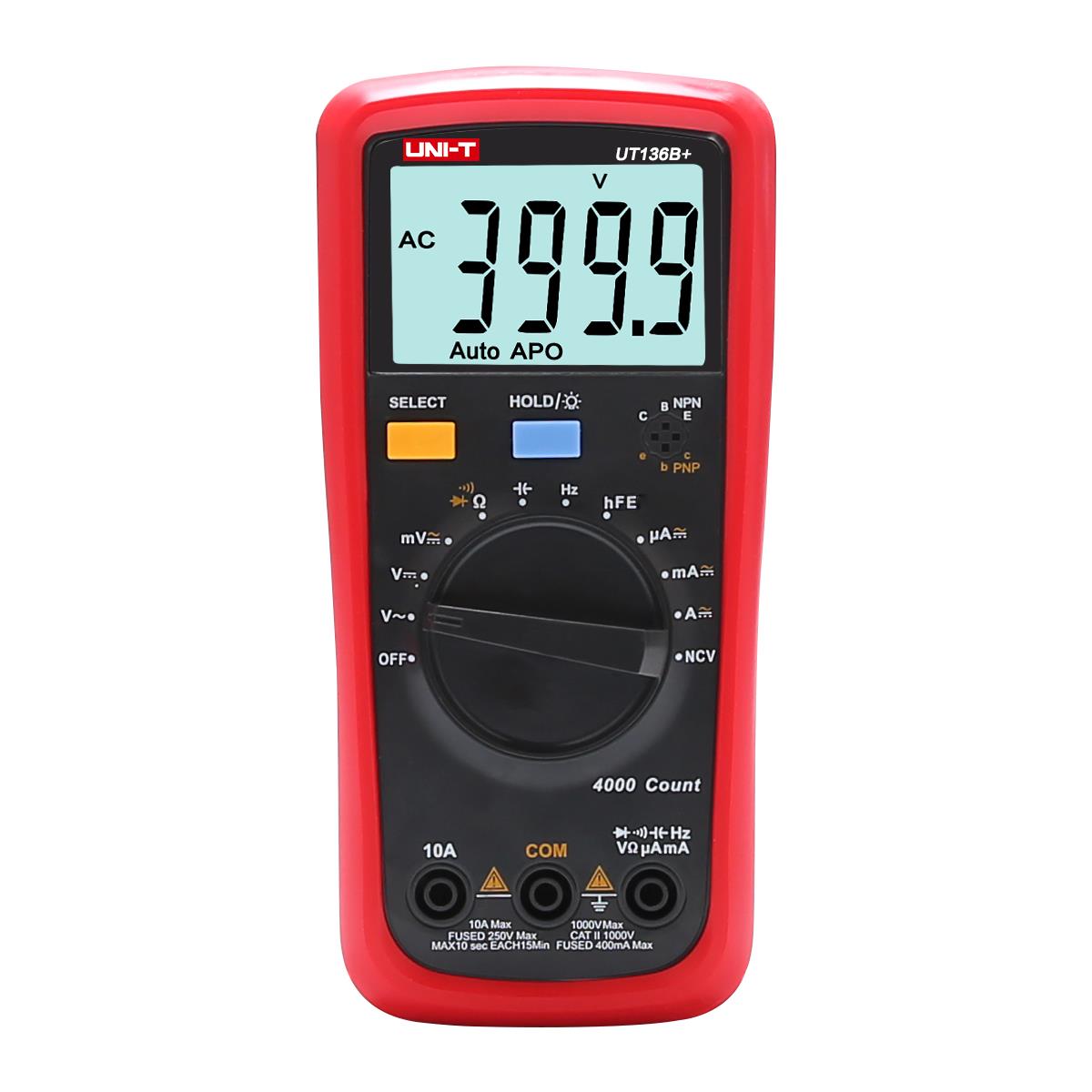 优利德UT136B+/136C+自动量程数字万用表高精度专业家用电工表