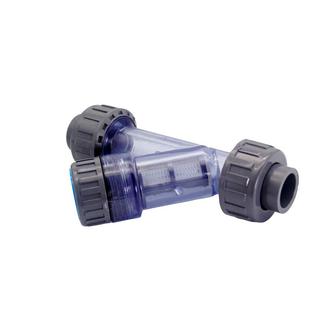 Pvc供水过滤器透明20 110 连素y型过滤器U