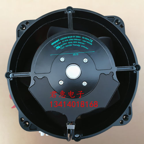 原装进口ebmpapst W2E208-BA20-51 230V 67/87W 变频器交流风扇