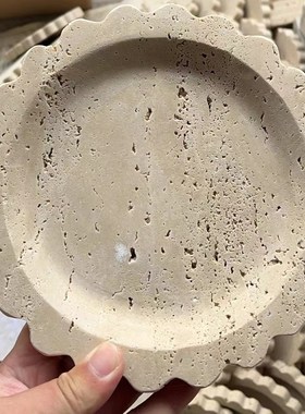 大理石托盘卫生间洗浴用品收纳摆件酒店民宿家居氛围感装饰