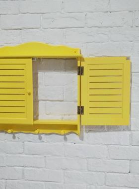 黄色百叶电表箱装饰画弱电箱电闸空开多媒体配电遮挡箱装饰画装饰