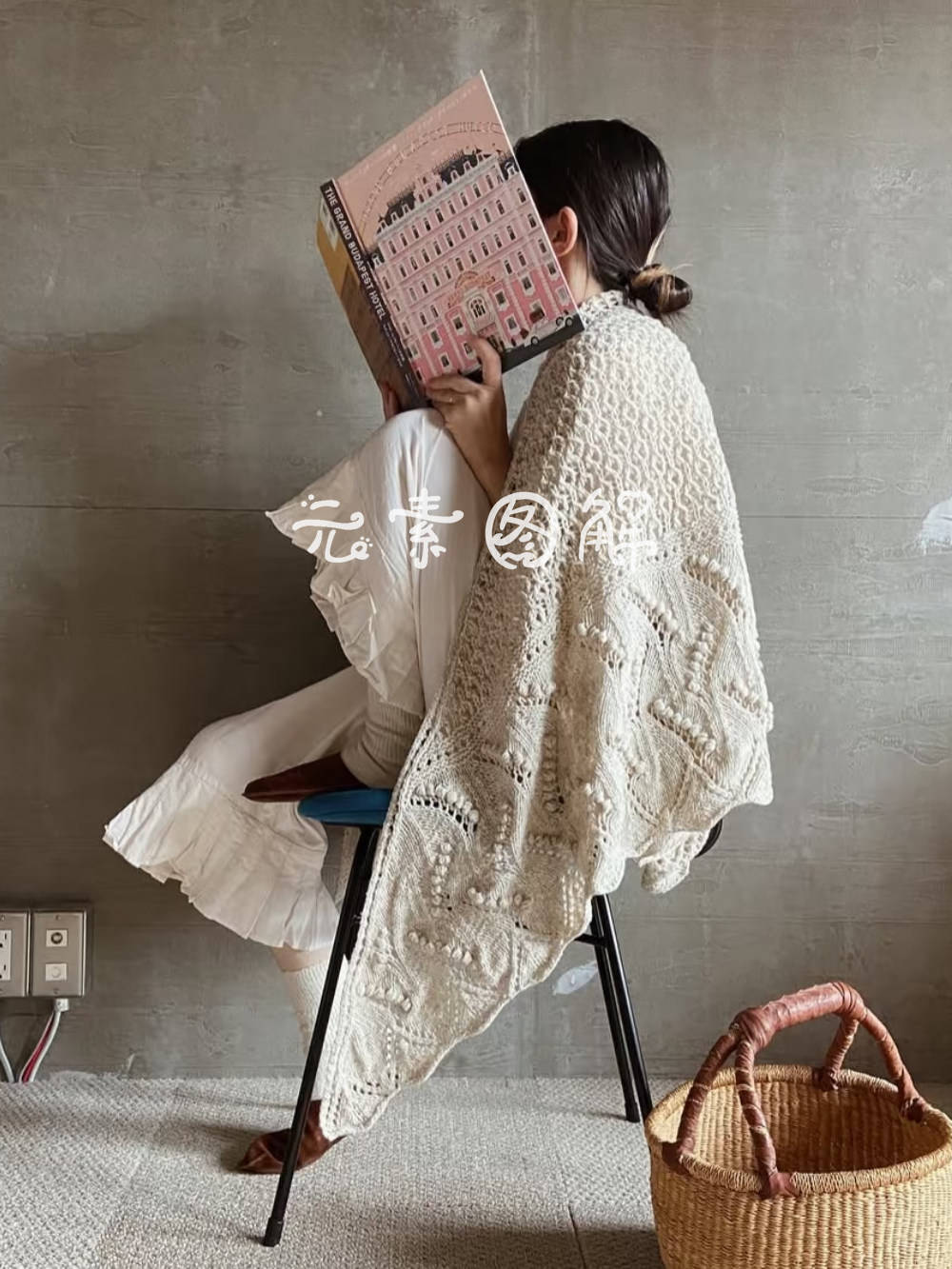 [日文]无水印三国万里子铃兰披肩图解 围巾图解编织教程,个性定制/设计服务/DIY,针织类定制/加工,淘宝优惠券,粉丝福利购,淘宝优惠卷