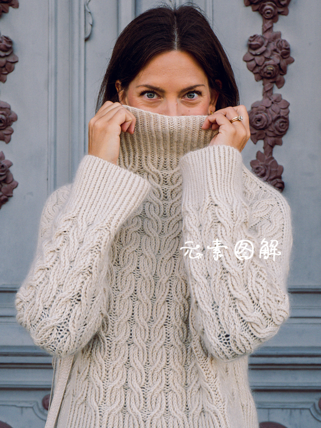 许愿骨套衫图解织毛衣教程