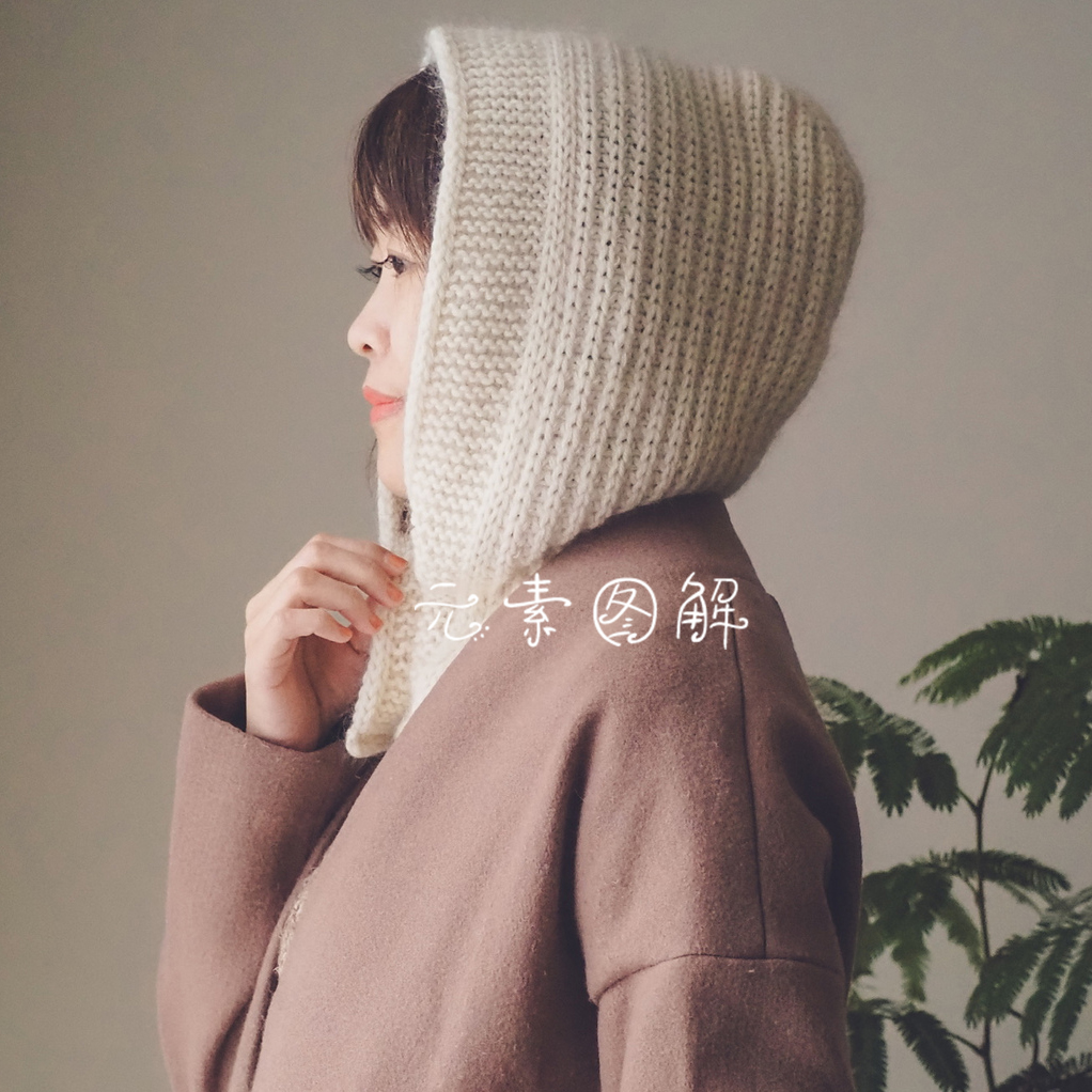 莉娜围脖帽图解（繁体）编织教程