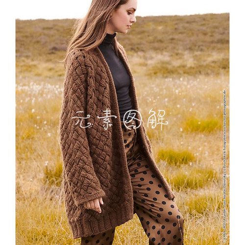 袭人开衫图解毛衣编织教程