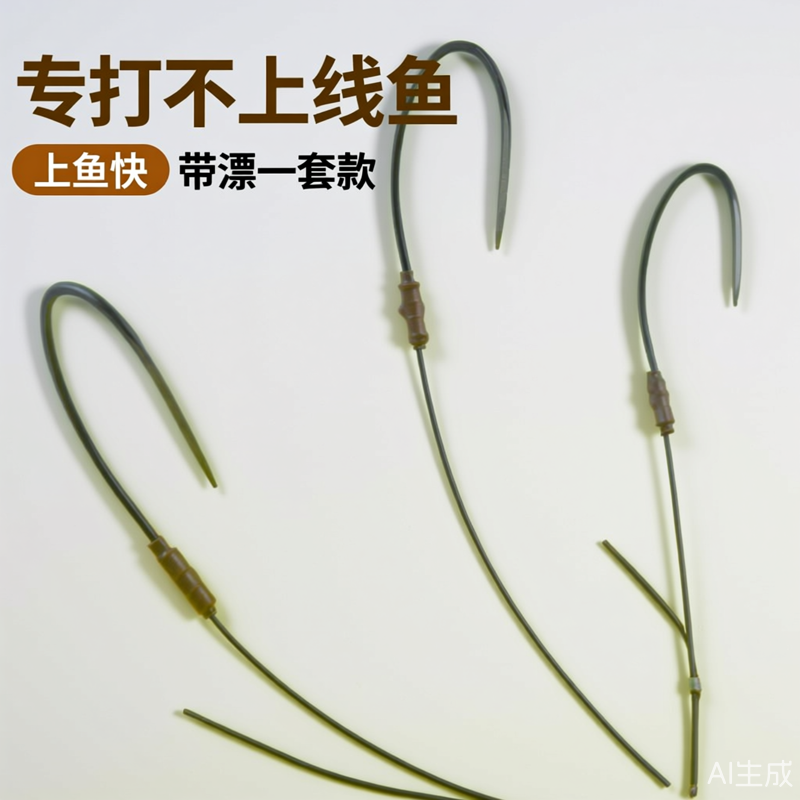 鳜鱼专用新手一套不跑鱼破甲可视锚钩大号锋利浮漂毛沟无腿三爪新,户外/登山/野营/旅行用品,鱼钩,淘宝优惠券,粉丝福利购,淘宝优惠卷