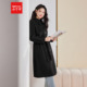 韩版 IEF 成熟通勤气质呢绒长外套 2025冬季 新款 爱依服 小个子