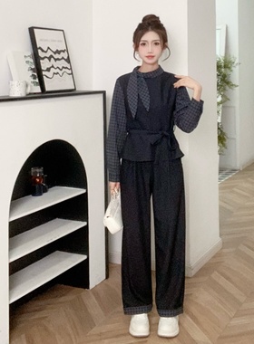 IEF/爱依服【小个子专属】2025新款秋季时尚高腰气质显瘦上下套裤