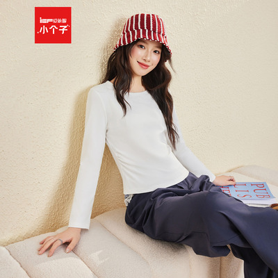 IEF/爱依服【小个子】2025秋季新款韩版简约纯色休闲百搭通勤上衣