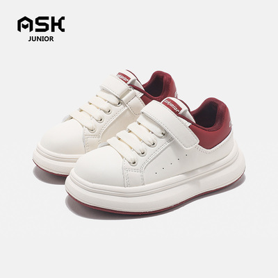 经典皮面魔术贴麦昆鞋