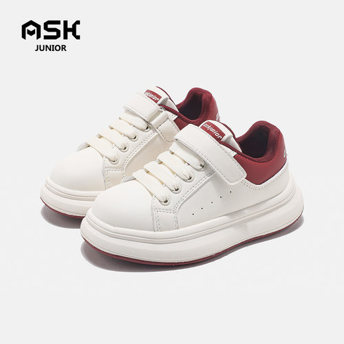 经典皮面魔术贴麦昆鞋