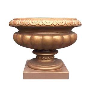 新款欧式圆形水泥花盆模具自制大号底部灌浆花盆模具水泥制品大全