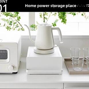 台面咖啡机储物架茶包吧桌面储物架水杯厨房储物架带抽屉铁架