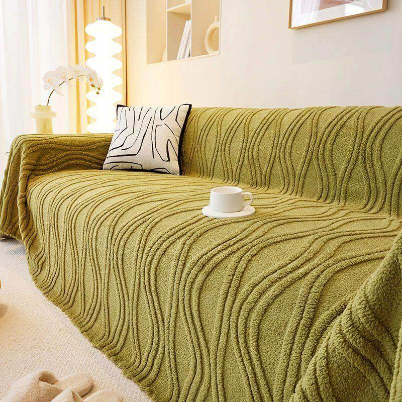 高级感双面毛绒网红款沙发盖布沙发巾2023新款秋冬季全盖沙发毯子,居家布艺,沙发垫,淘宝优惠券,粉丝福利购,淘宝优惠卷